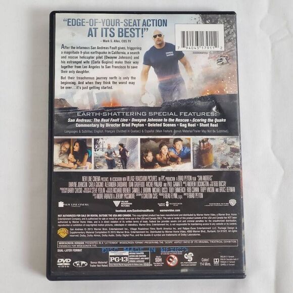 San Andreas (DVD, Widescreen Edition) - Picture 4 of 4